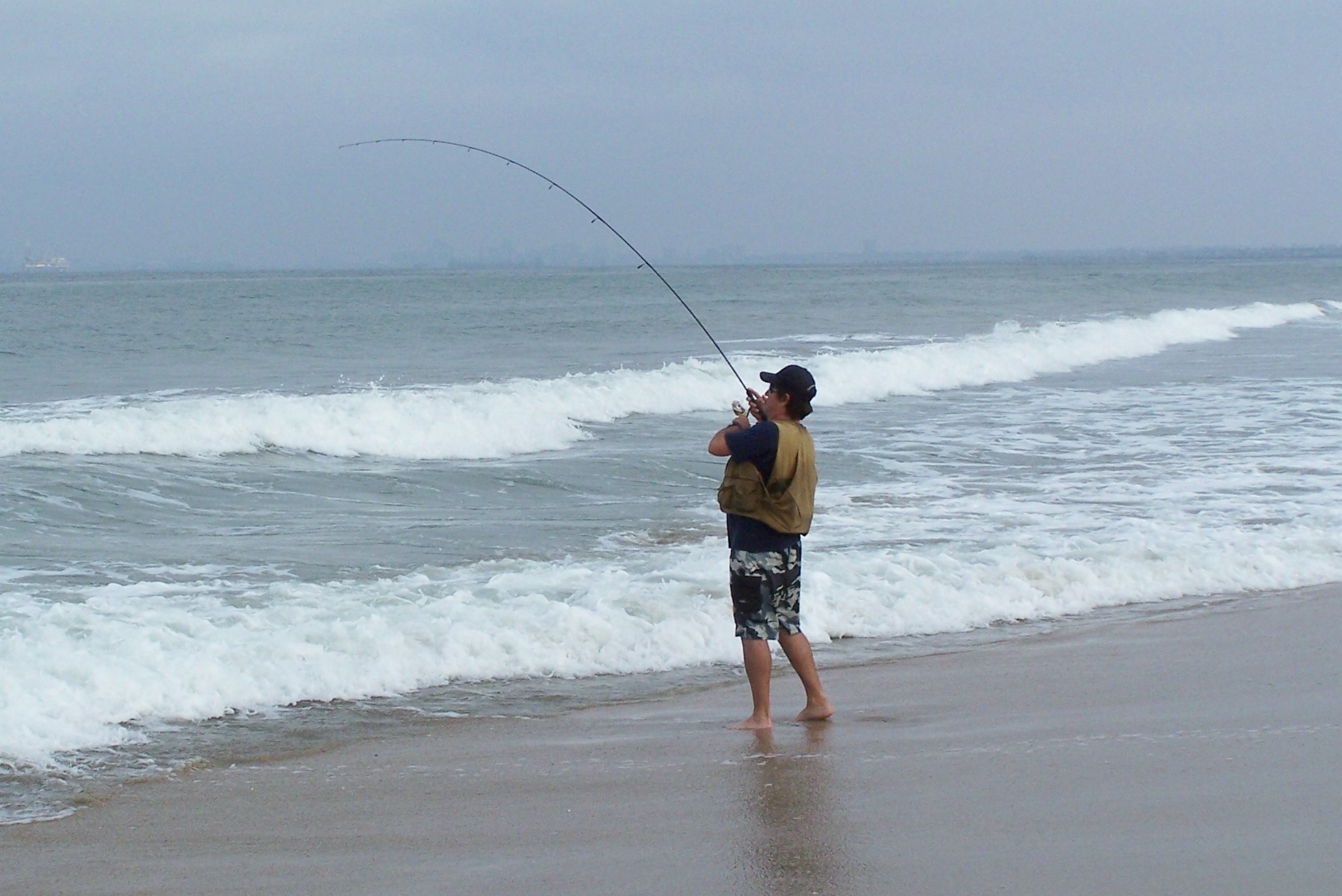 Articles   - California Surf Fishing- A Light Line